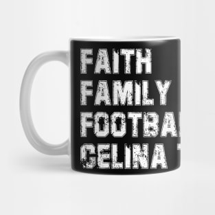 Faith Family Football Celina Texas Bobcats Mug